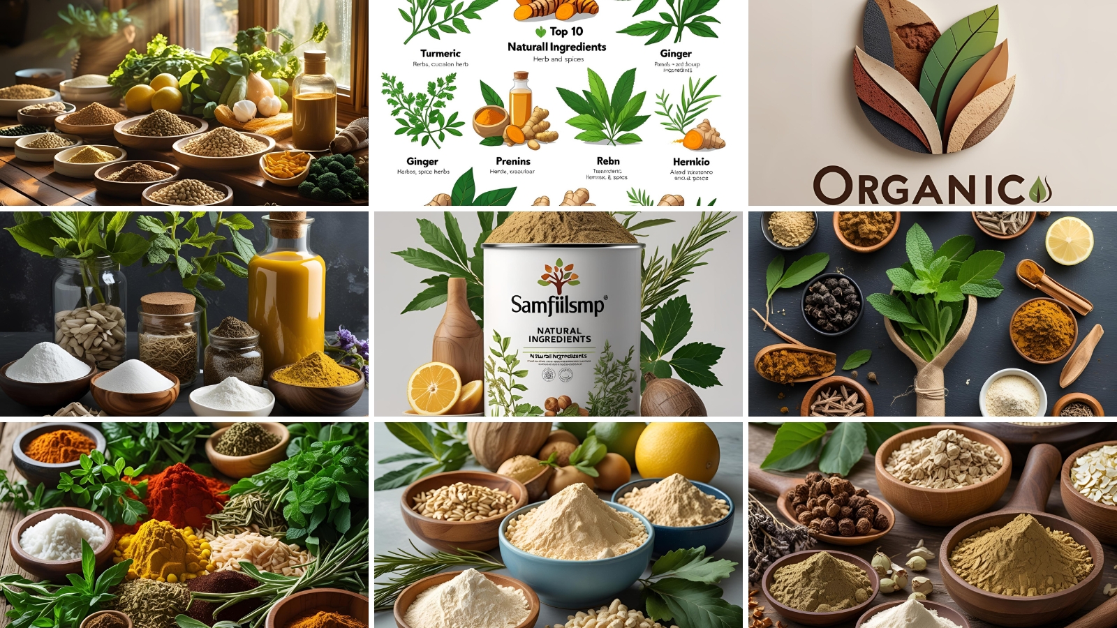natural ingredients 