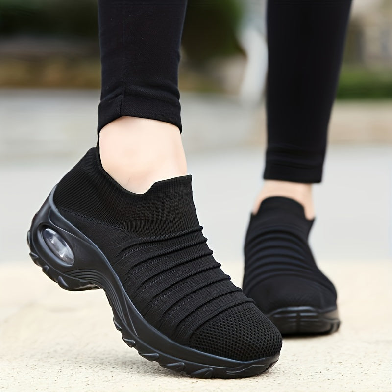 Lightweight Breathable Chunky Sneakers with Air Cushion