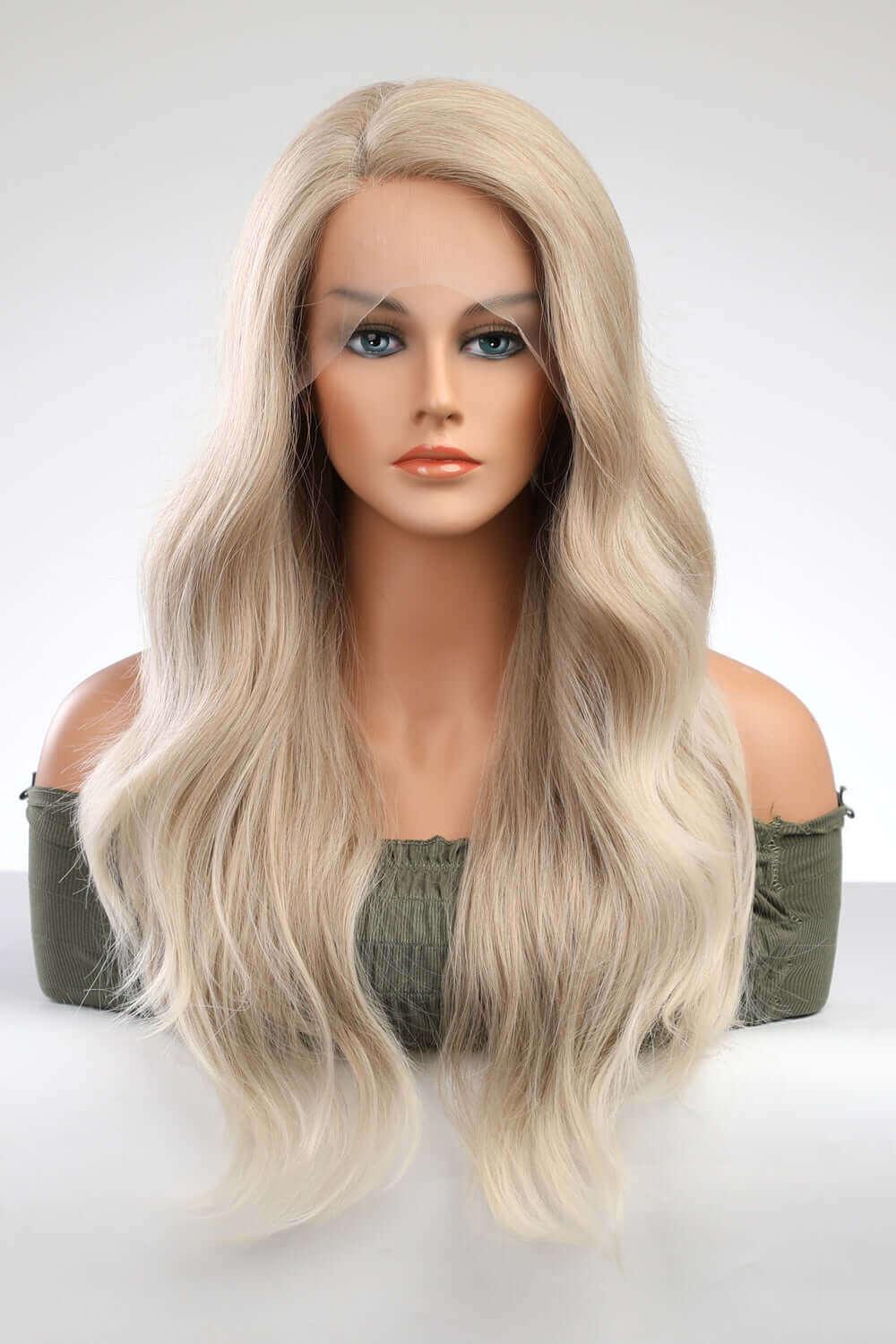 Lace Front Wigs 13*2" Synthetic Long Wave 25" 150% Density - Samslivos