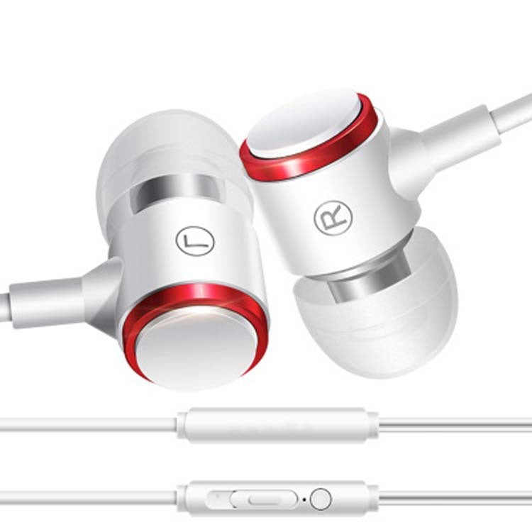 Mobile Phones In-Ear Metal Earphones Wired Earphones 3.5 Headsets