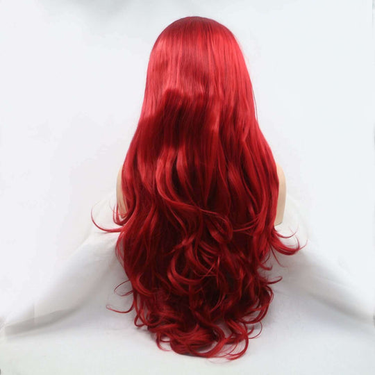 Lace Front Wigs 13*3" Synthetic Long Wavy 24" 130% Density - Samslivos