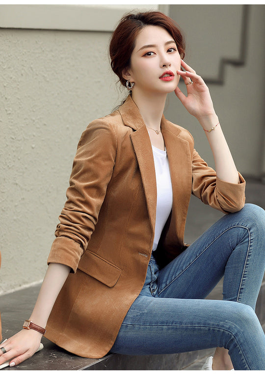 BiBi Single-Breasted Long Sleeves Blazer