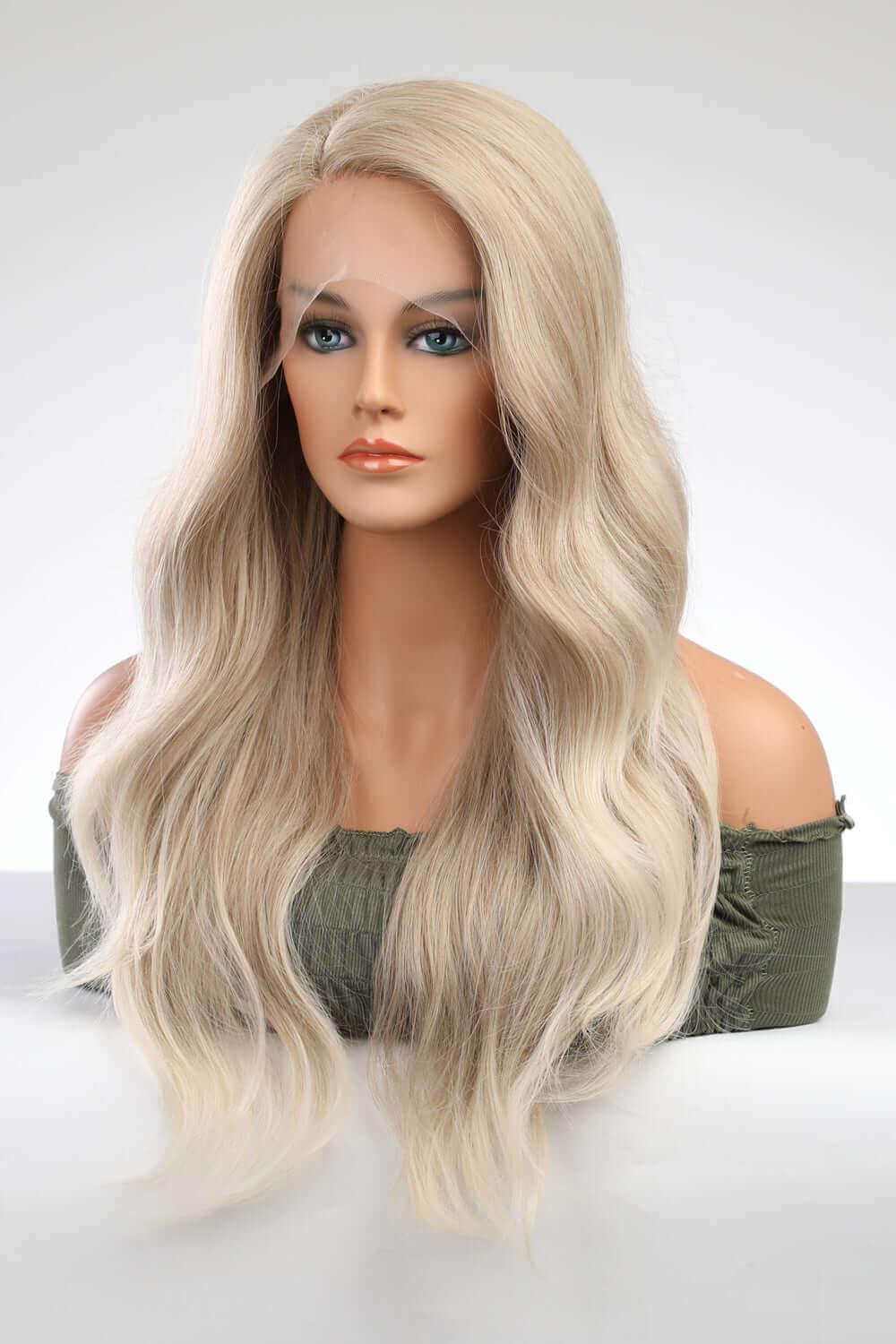 Lace Front Wigs 13*2" Synthetic Long Wave 25" 150% Density - Samslivos