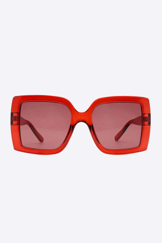 Elegant Acetate Lens Square Sunglasses - Samslivos