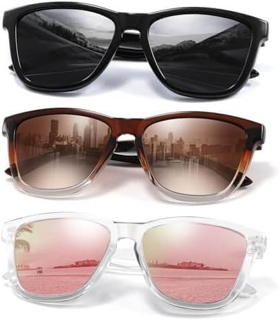 Polarized Sunglasses Men Womens Trendy Classic Retro