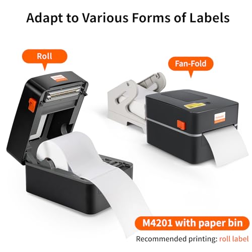 Yinleader Thermal Label Printer Bluetooth, 4x6 Shipping Labels Printer