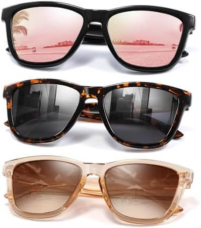 Polarized Sunglasses Men Womens Trendy Classic Retro