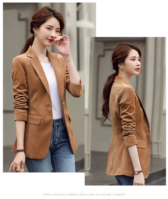 BiBi Single-Breasted Long Sleeves Blazer