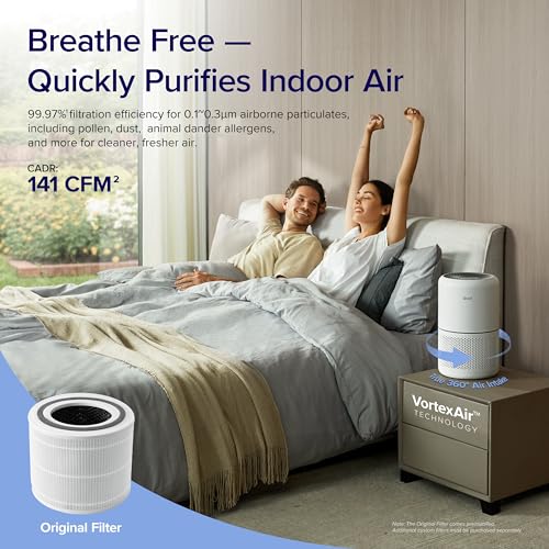 LEVOIT Air Purifier for Home Allergies Pets Hair in Bedroom