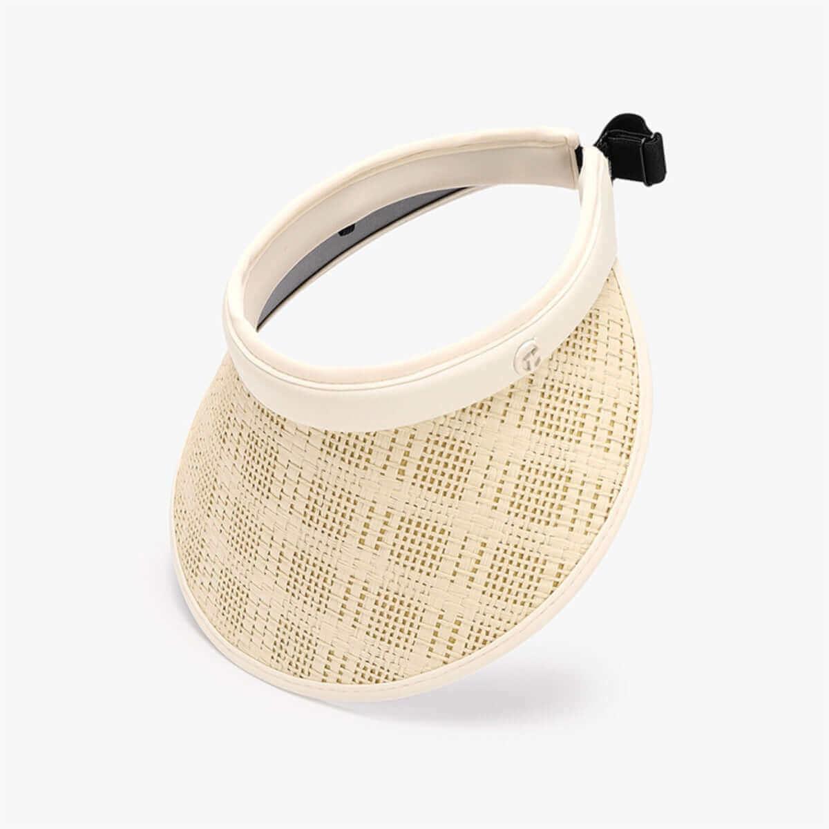 Solid Adjustable Weave Visor made from natural grass - SAMFILS