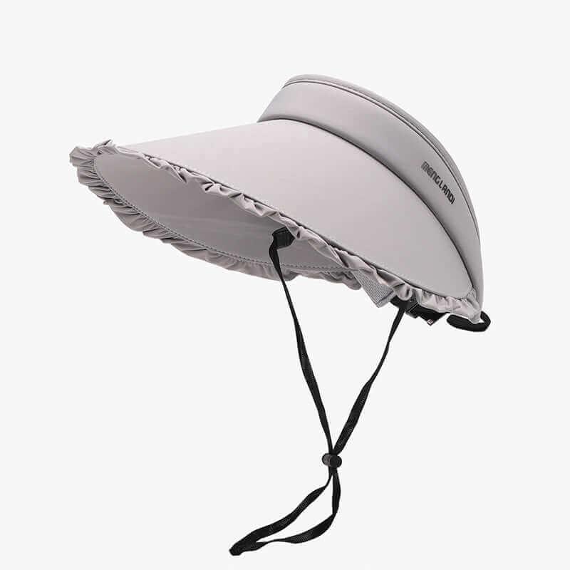 Frill Adjustable Ice Silk Sun Hat For Protection - SAMFILS