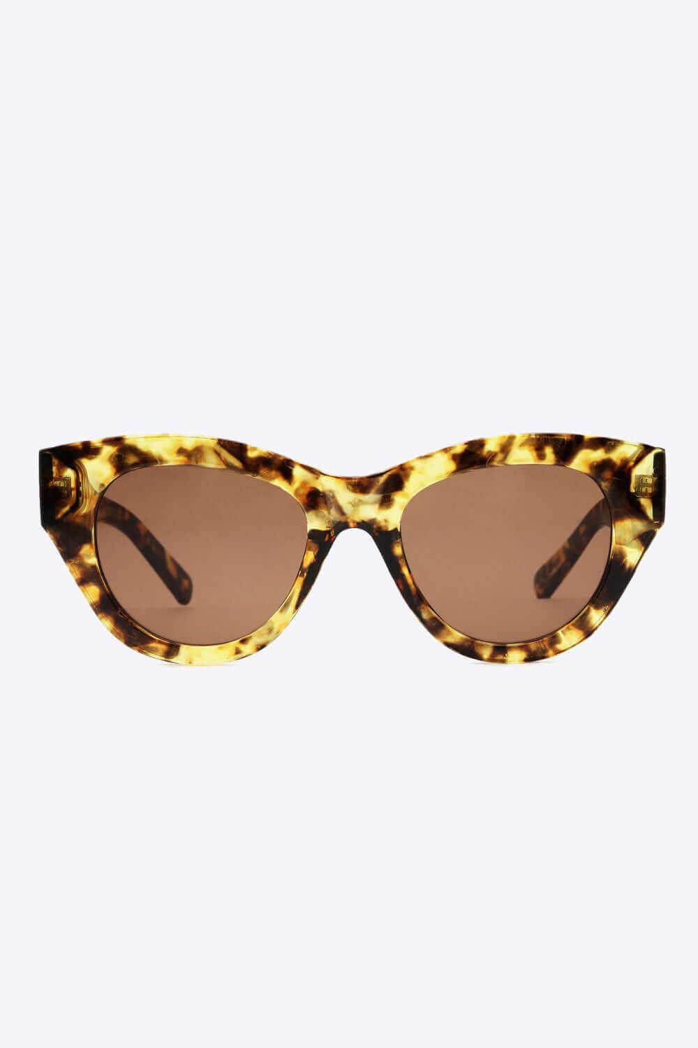 Tortoiseshell Polycarbonate Wayfarer Sunglasses - SAMFILS