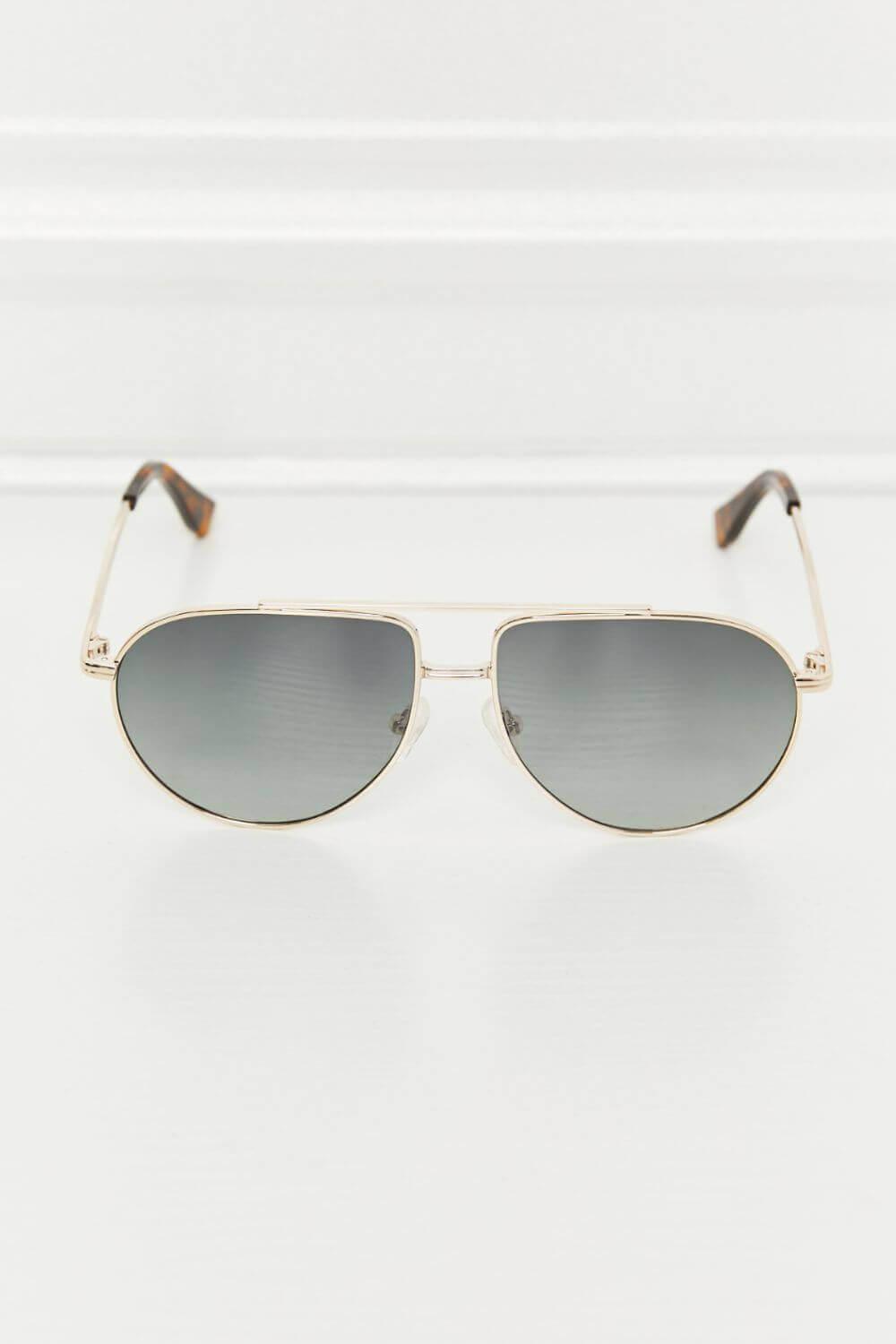 TAC Polarization Lens Aviator Sunglasses - SAMFILS