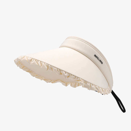 Frill Adjustable Ice Silk Sun Hat For Protection - Samslivos