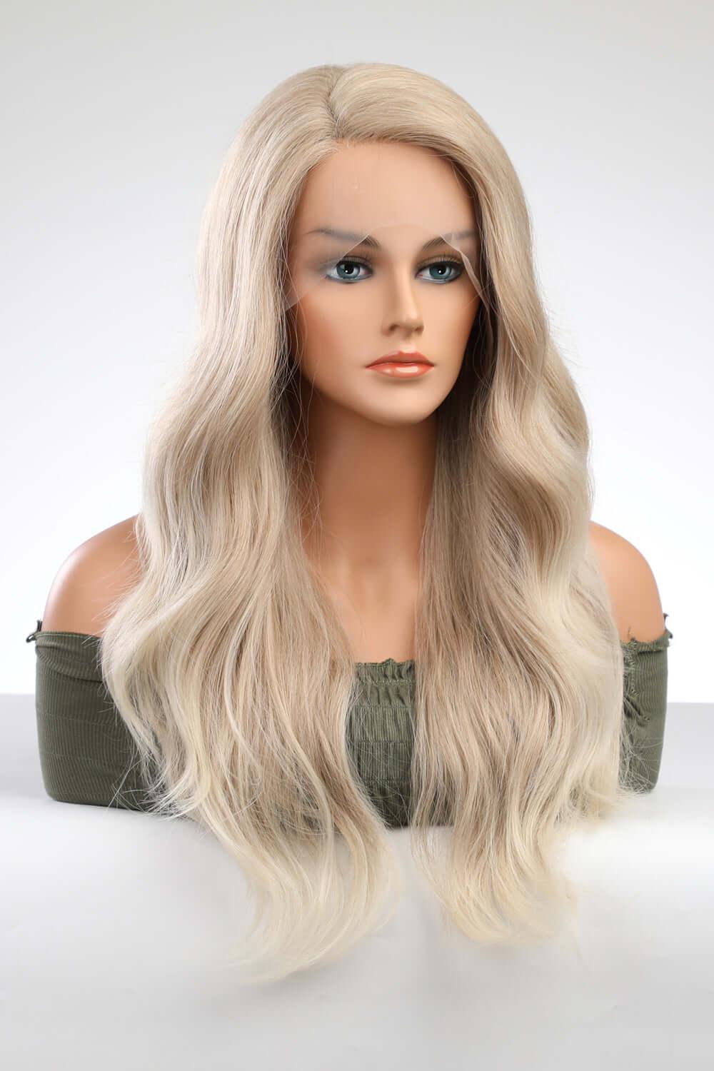 Lace Front Wigs 13*2" Synthetic Long Wave 25" 150% Density - Samslivos