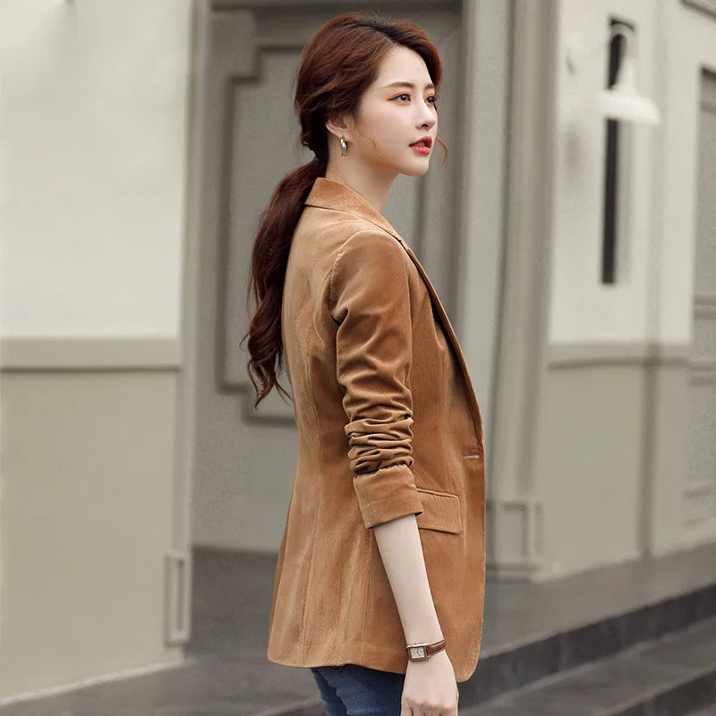 Women's long-sleeved casual small suit formal jacket