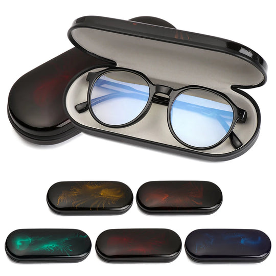 Hardshell 1Pc paint shiny stylish varnish sunglasses case - Samslivos