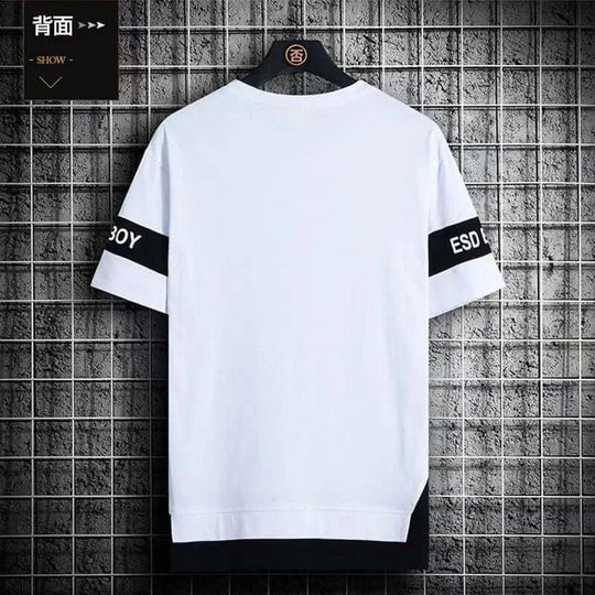 Men's T Shirts Korean Fashion Summer Short Sleeve Print - Samslivos