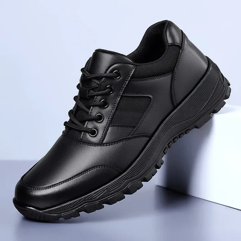 Winter Cotton Black Outdoor Men's Sports Shoes Zapatos