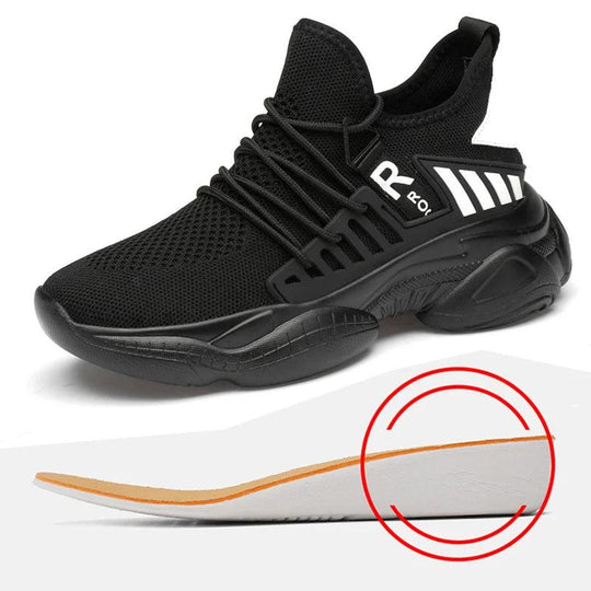 Men Elevator Shoes Man Breathable Casual Shoes Hidden Heels - Samslivos