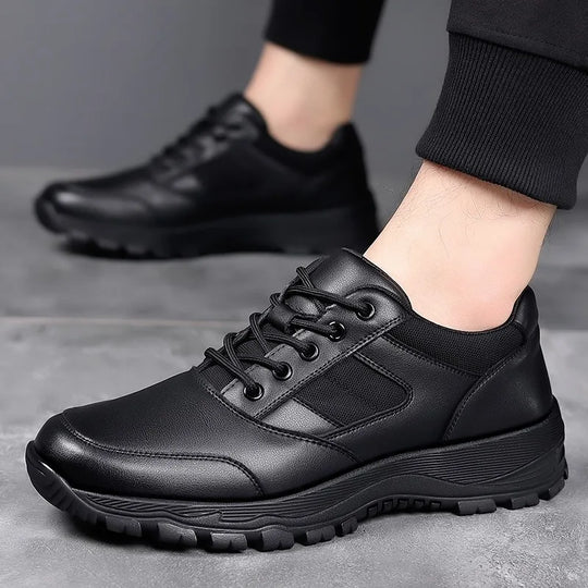 Winter Cotton Black Outdoor Men's Sports Shoes Zapatos