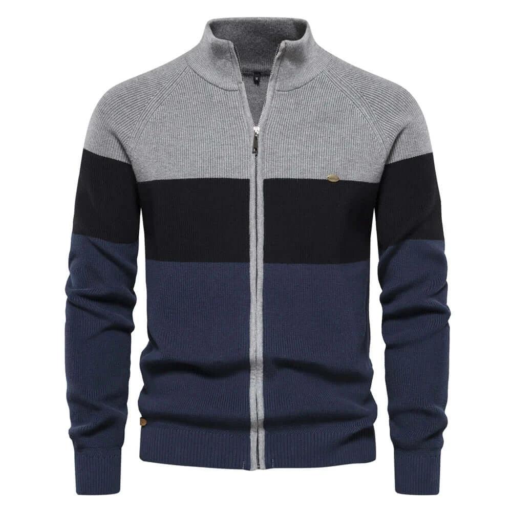 Cardigans for Men High Quality Youth Cotton Sweater - SAMFILS