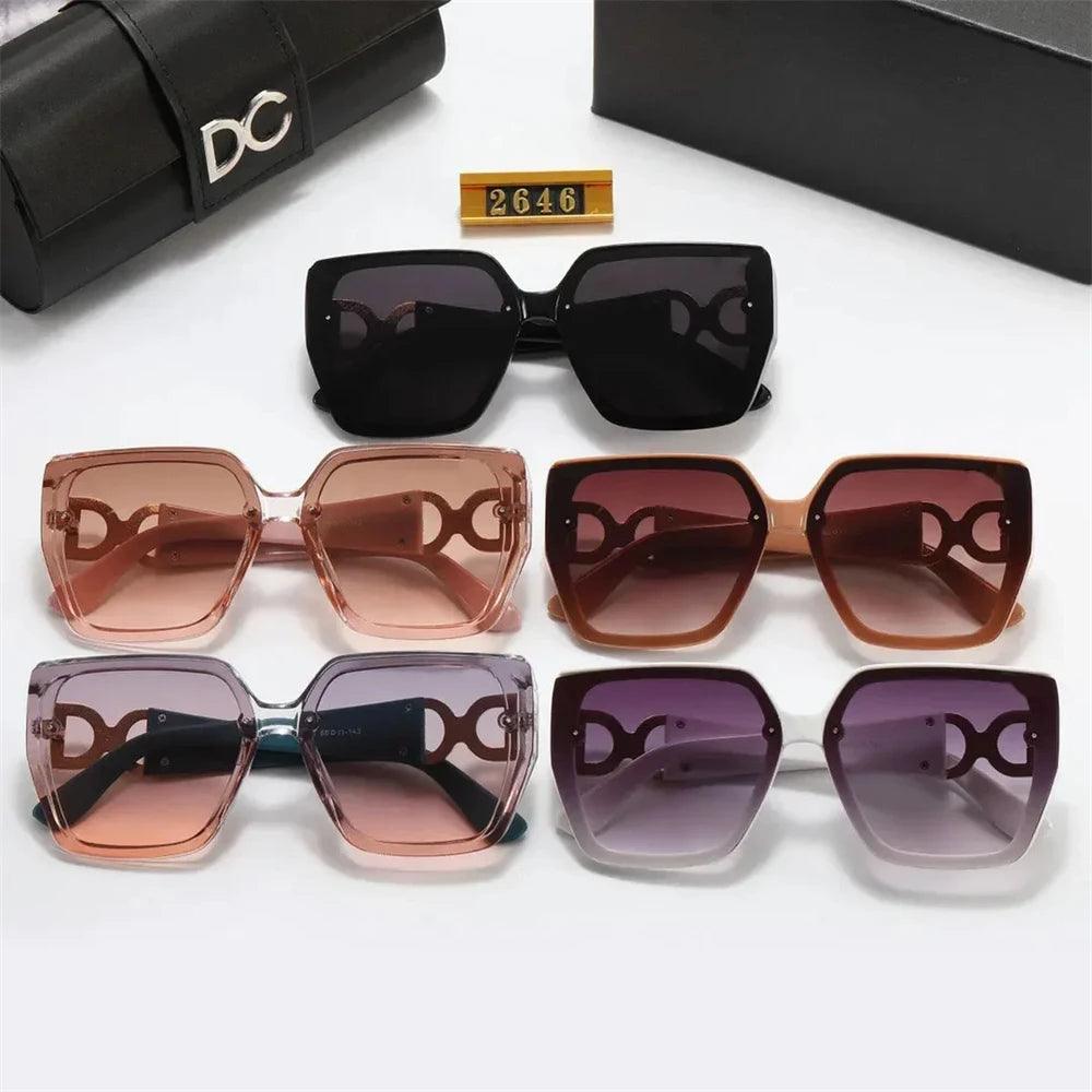 Fashion Sunglasses Designer Women Men Retro Square Eyewear - SAMFILS