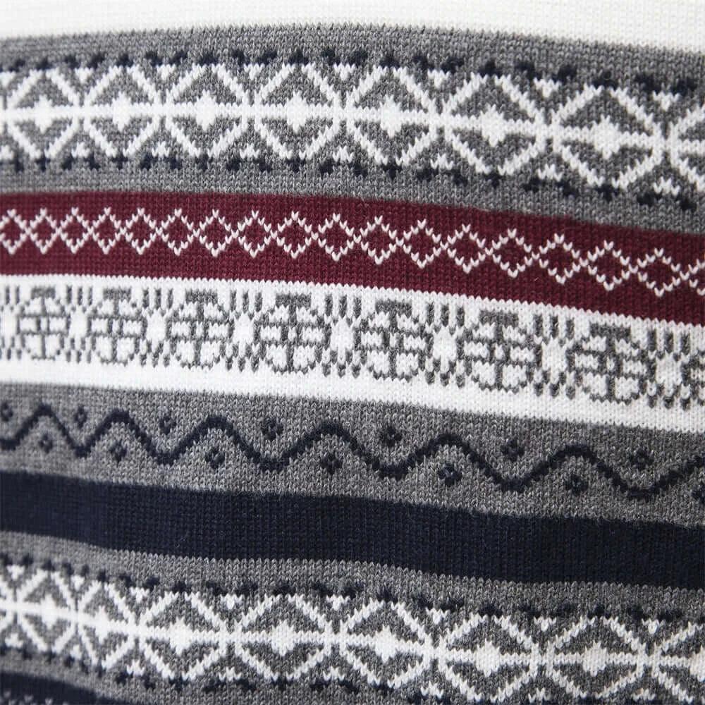 Cotton Sweaters for Men Ethnic Patterns Casual - SAMFILS