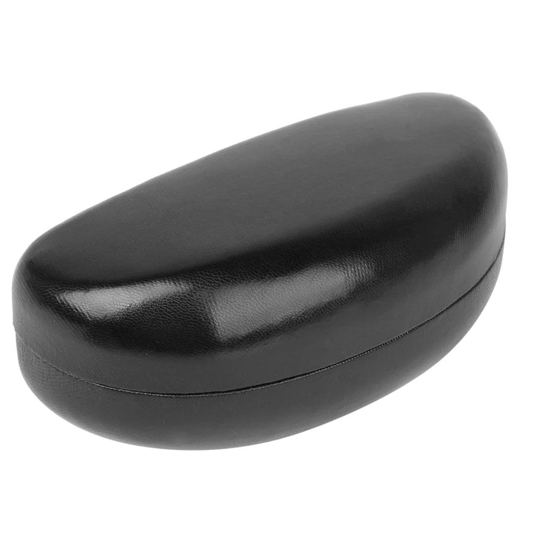 Oval Sunglasses Eyeglasses PU Storage Case Box Black - Samslivos