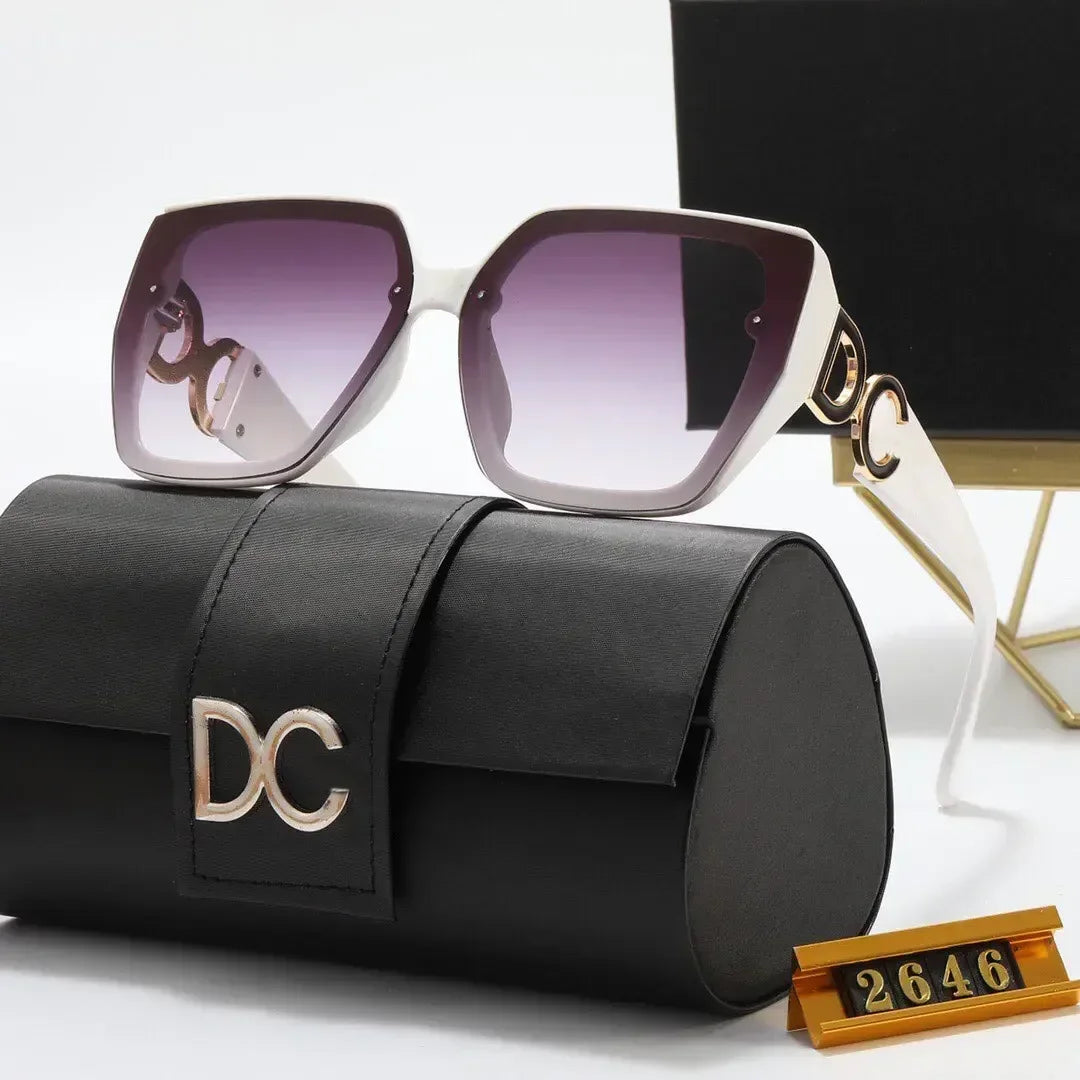 D&G Men Women's Luxury Square Fame Sunglasses - Samslivos