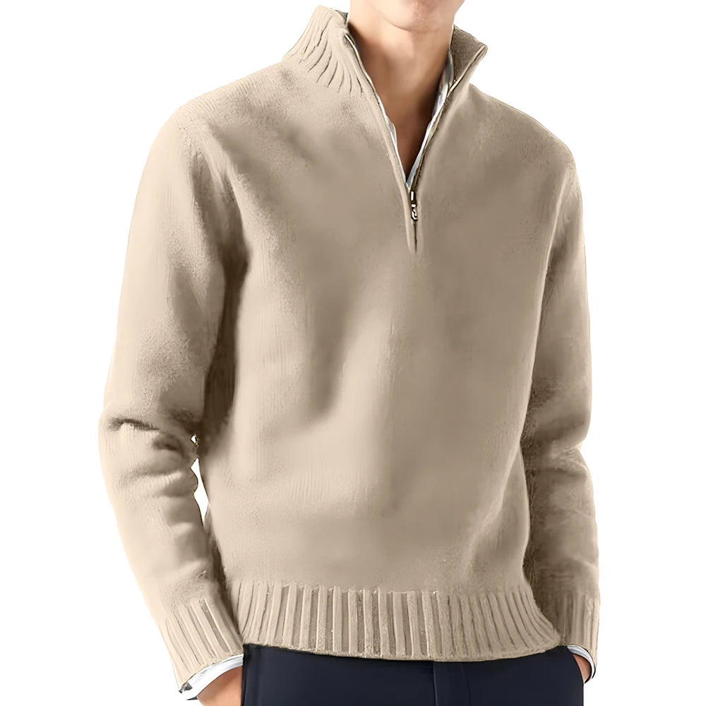 Men Long Sleeve Turtlenecks Sweaters Knitted Warm coats