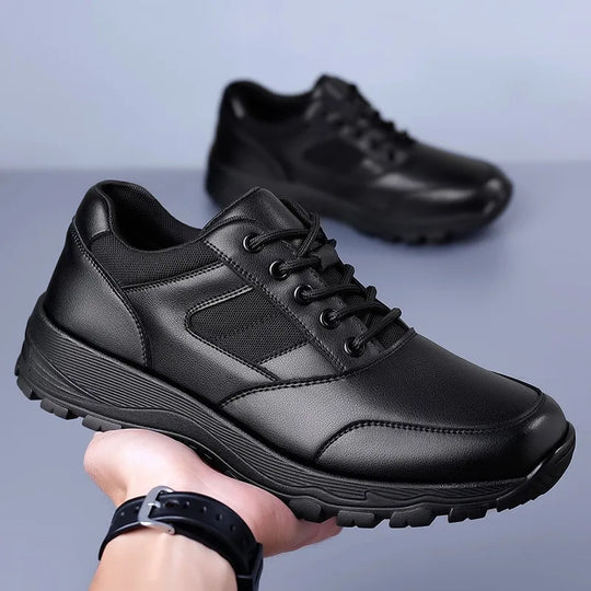 Winter Cotton Black Outdoor Men's Sports Shoes Zapatos