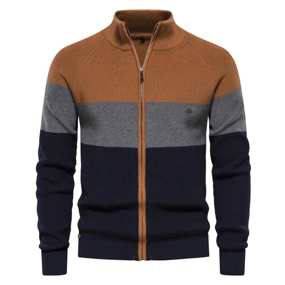 Cardigans for Men High Quality Youth Cotton Sweater - SAMFILS