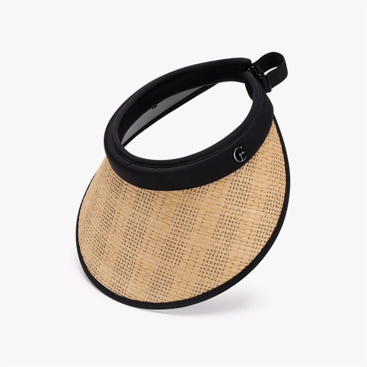 Solid Adjustable Weave Visor made from natural grass - SAMFILS