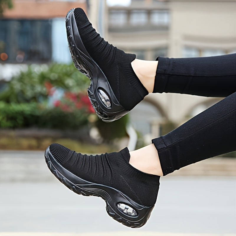 Lightweight Breathable Chunky Sneakers with Air Cushion