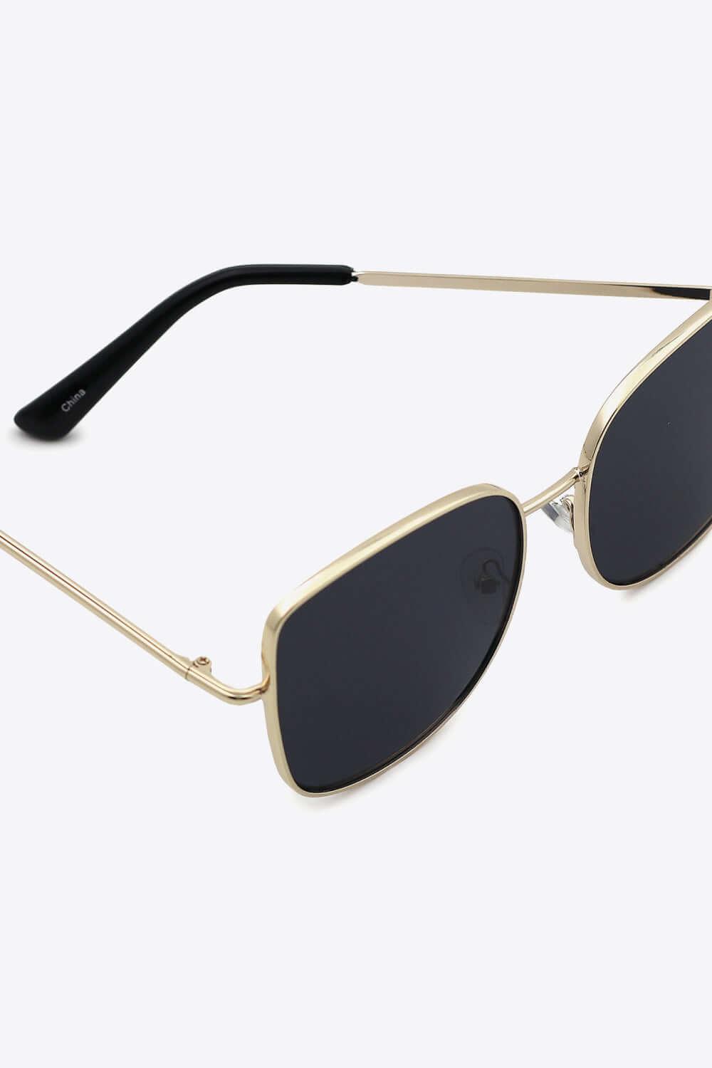 Metal Frame Wayfarer Perfect Fit Sunglasses - SAMFILS