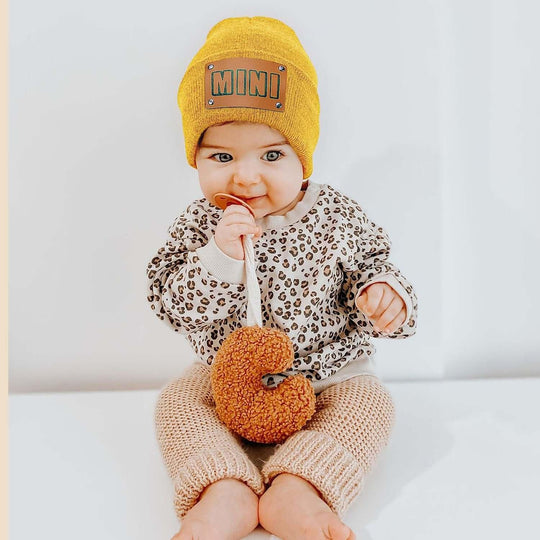 MINI Warm Winter Knit Kids comfortable Hat - Samslivos