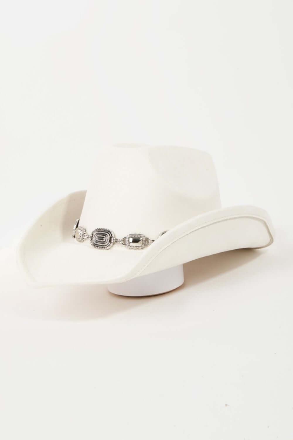 ComforFame Metal Trim Western Cowboy Hats - SAMFILS