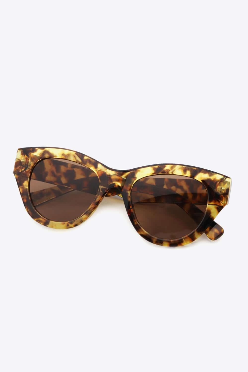 Tortoiseshell Polycarbonate Wayfarer Sunglasses - SAMFILS