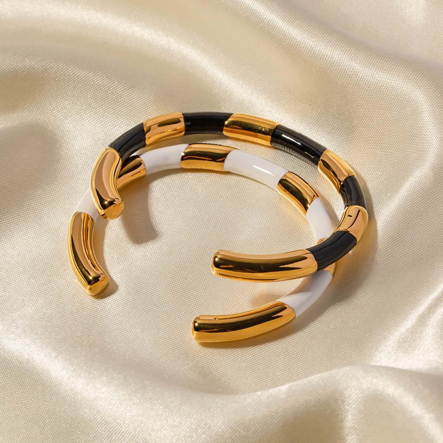 Women Gold-Plated Stainless Steel Bracelet - SAMFILS