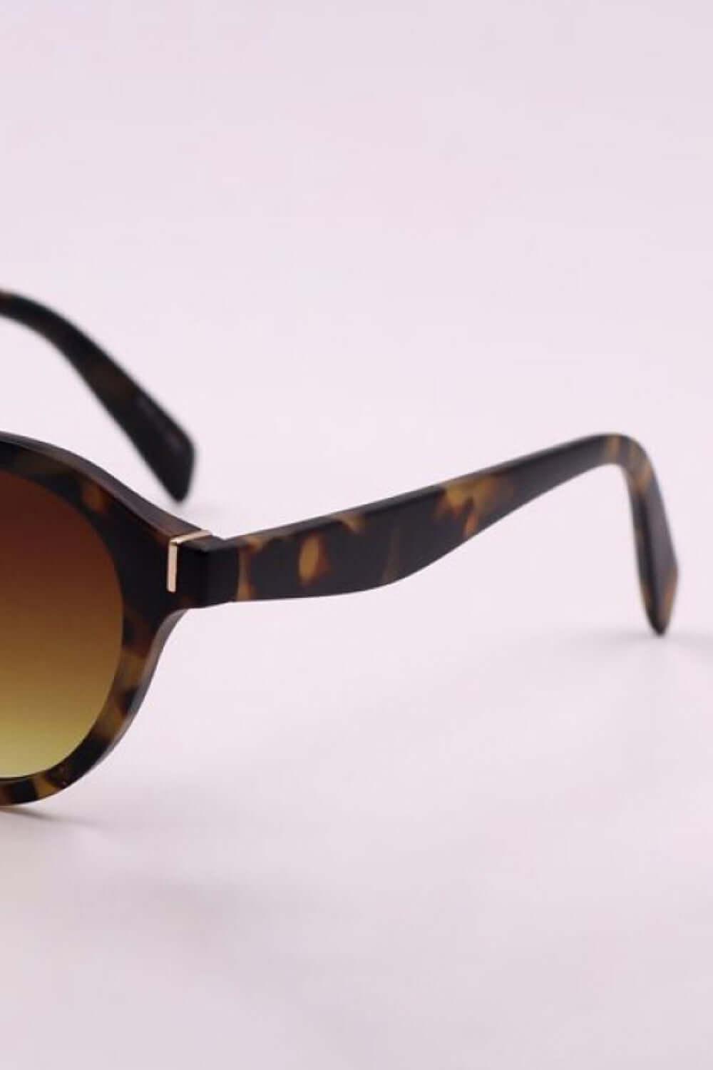 Round 3-Piece Polycarbonate Full Rim Sunglasses - SAMFILS