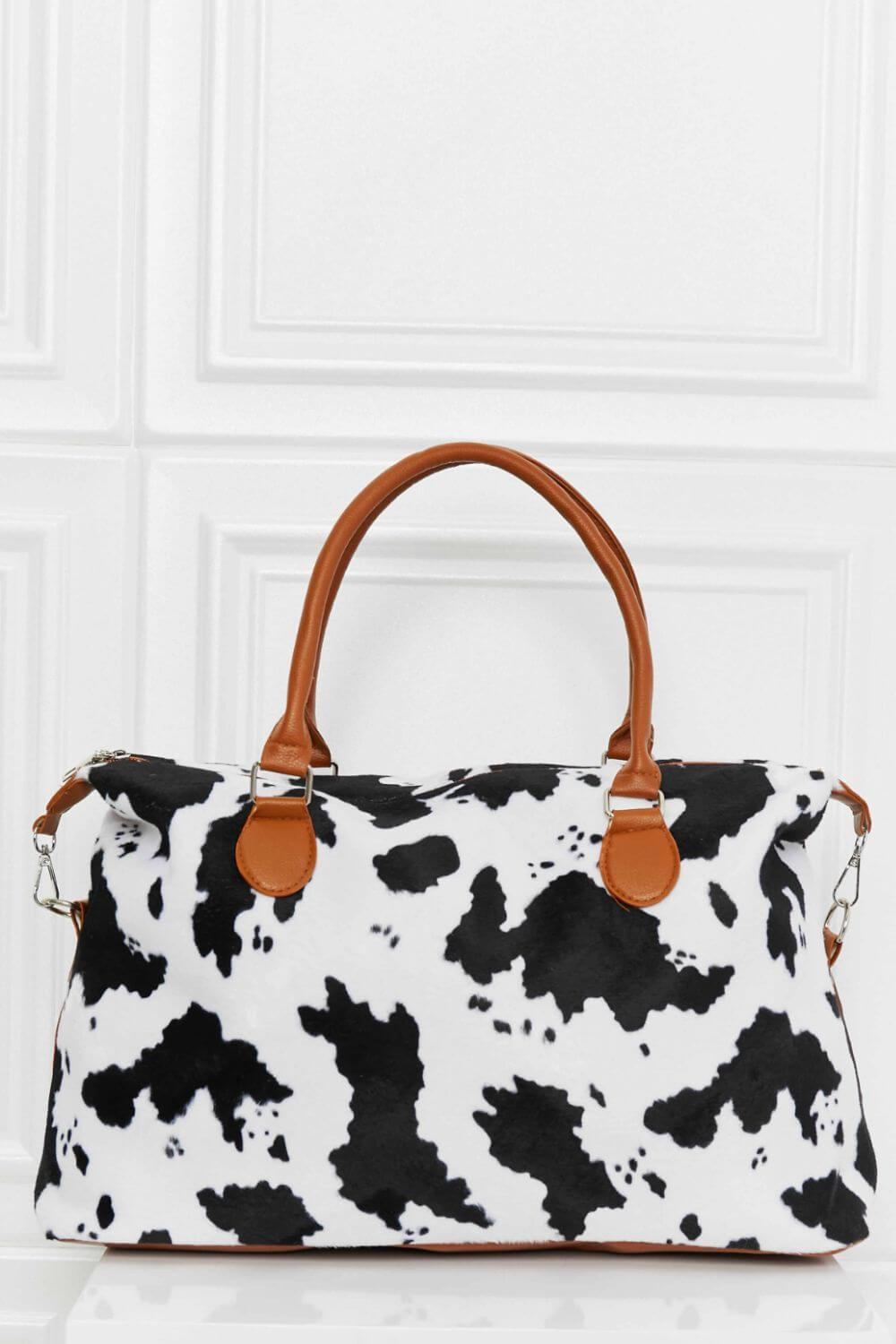 Design Animal Print Brushed Weekender Bag - SAMFILS