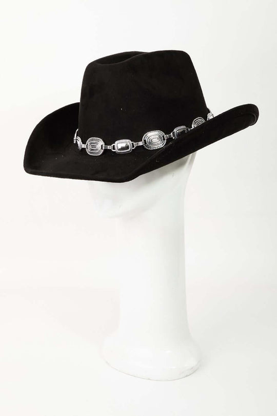 ComforFame Metal Trim Western Cowboy Hats - SAMFILS