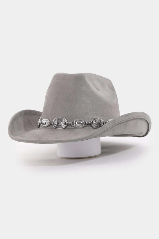 ComforFame Metal Trim Western Cowboy Hats - SAMFILS