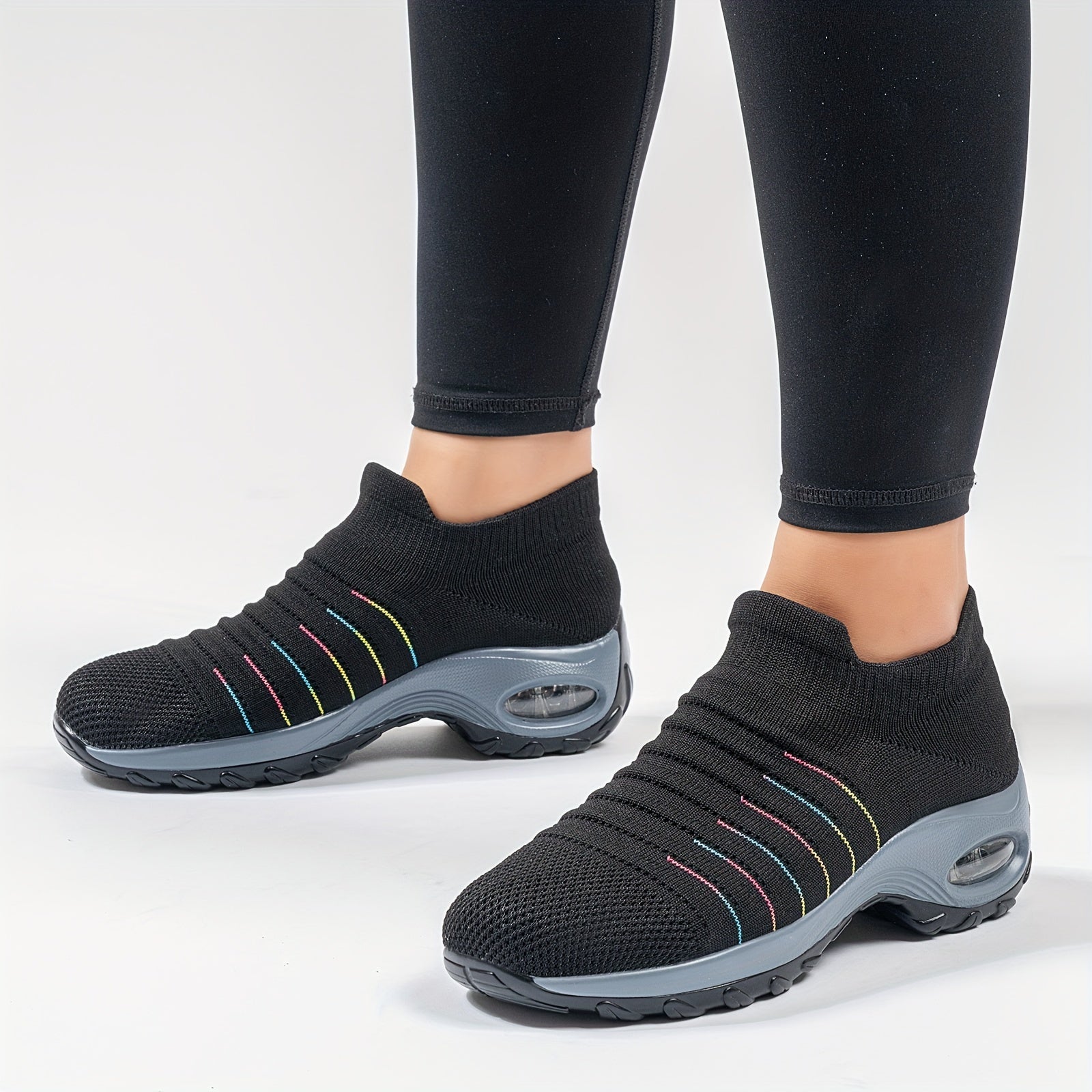 Lightweight Breathable Chunky Sneakers with Air Cushion