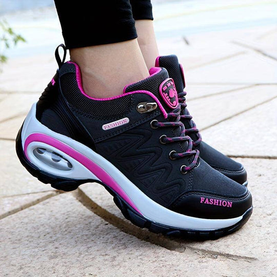 Waterproof Low Top Hiking Sneakers Women Walking Running - SAMFILS