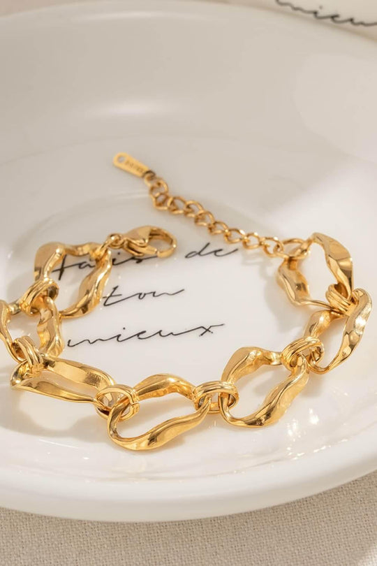 Gold-Plated 18K Stainless Steel Bracelet - Samslivos