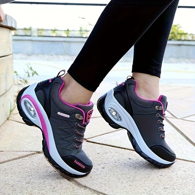 Waterproof Low Top Hiking Sneakers Women Walking Running - SAMFILS