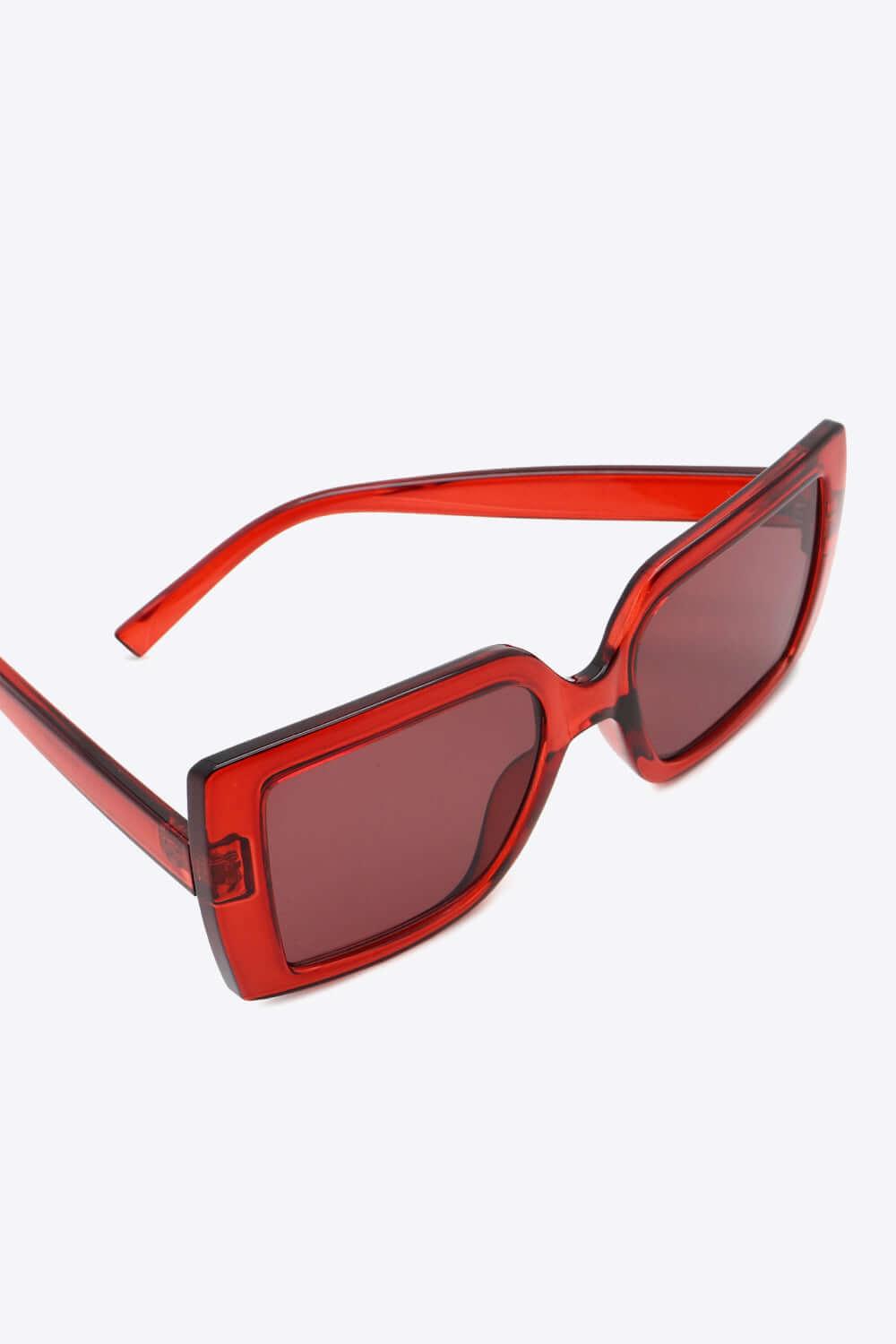 Elegant Acetate Lens Square Sunglasses - Samslivos