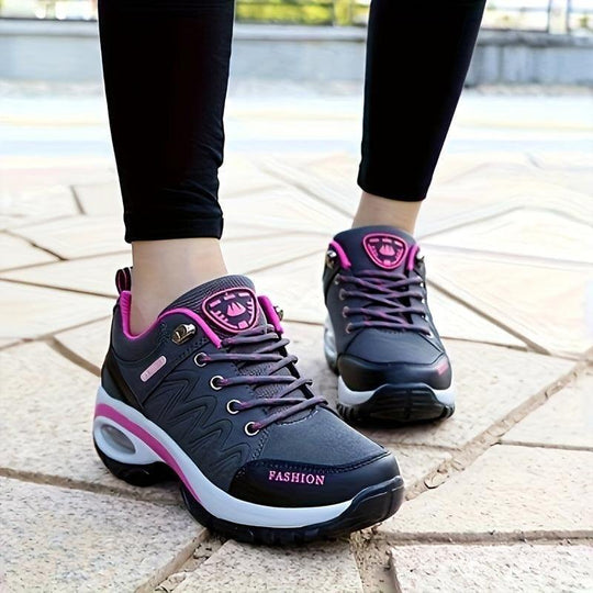 Waterproof Low Top Hiking Sneakers Women Walking Running - SAMFILS